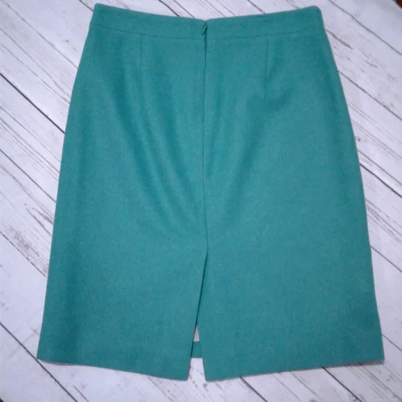 J.Crew Double Serge Wool Pencil Skirt - Picture 3 of 6